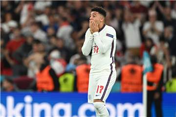 Noch-BVB-Profi Jadon Sancho verschoss im EM-Finale einen Elfmeter.