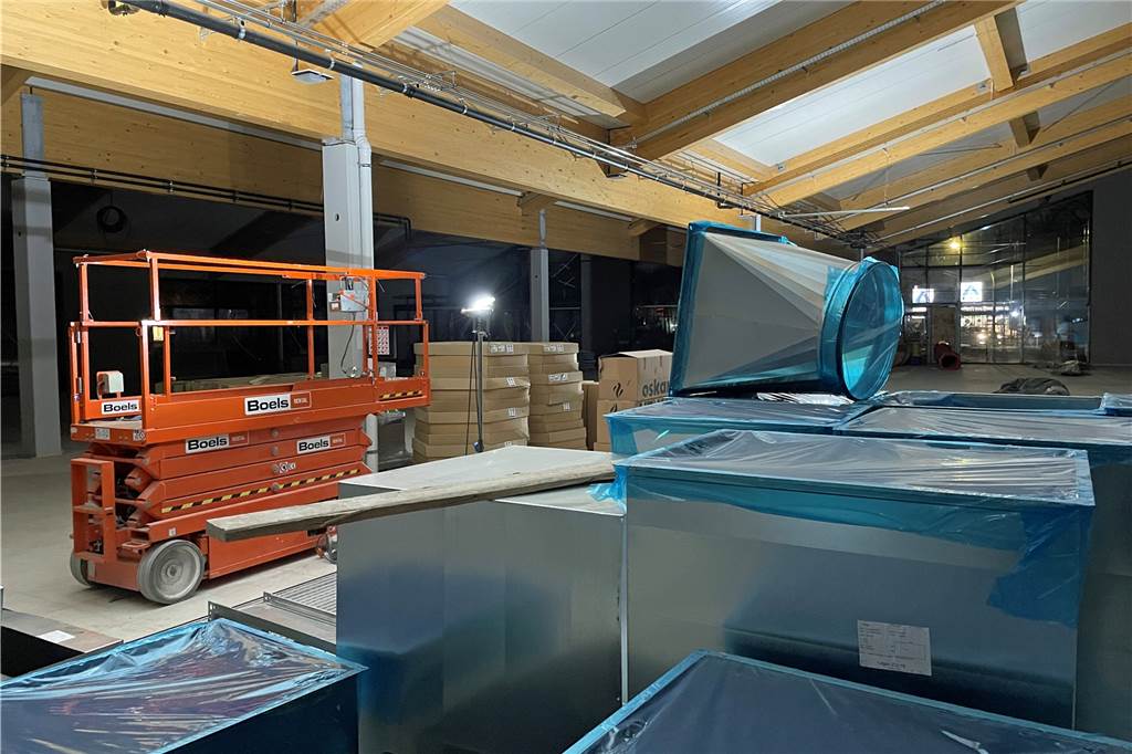 Zwei gute Nachrichten rund um den neuen Hit-Supermarkt Noch ist der Hit eine Baustelle.