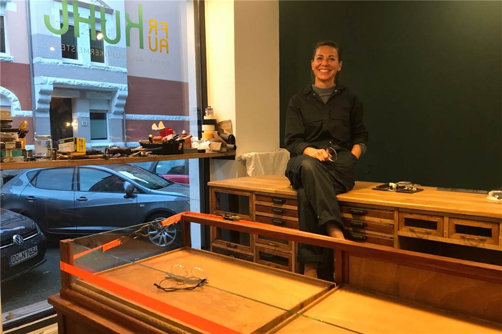 Anna Kuhl (41) macht neuen Laden in Ex-Kreuzviertel-Café auf Noch ist nicht viel zu erkennen im Geschäft, das im November Eröffnung feiern soll.