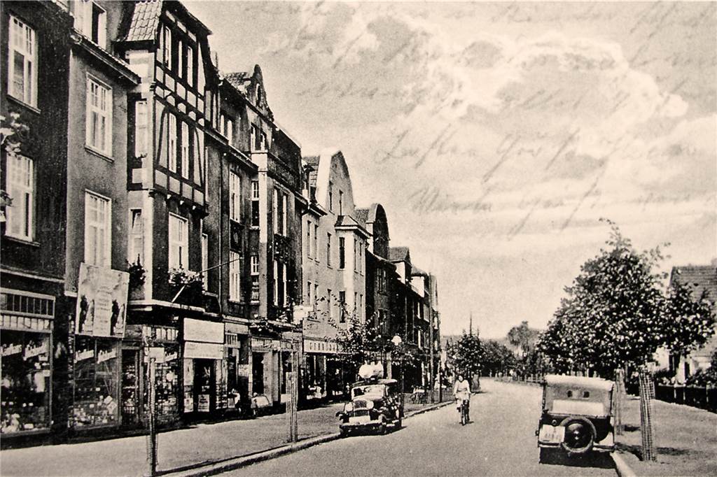 Noch ist sie wiederzuerkennen: die Bebauung Kreisstraße in Selm. Die Karte aus der Sammlung Voß datiert um 1935.
