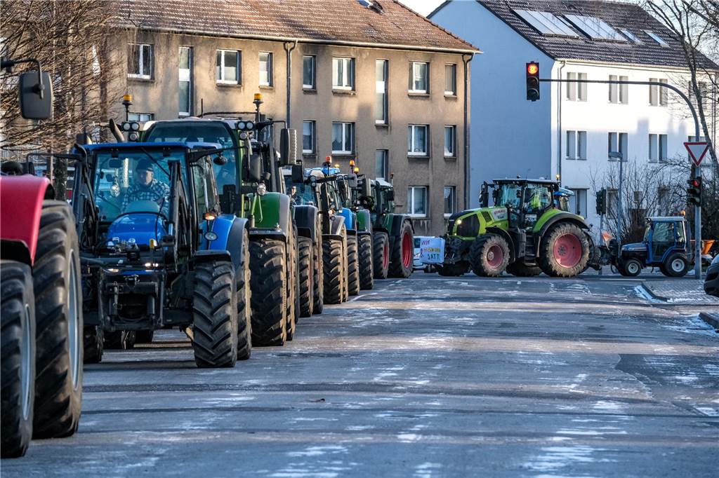Bauerndemo am 8.1.2024 in Recklinghausen