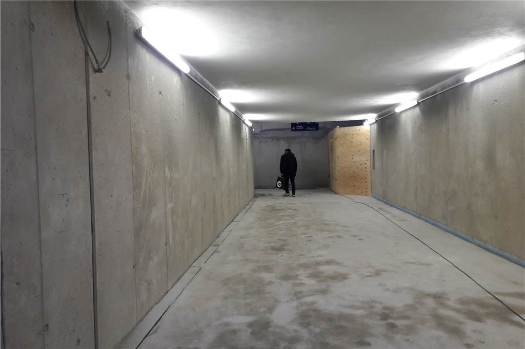 Die Personenunterführung am Halterner Bahnhof ist wieder geöffnet Noch nicht fertig, aber passierbar: die Unterführung am Bahnhof.