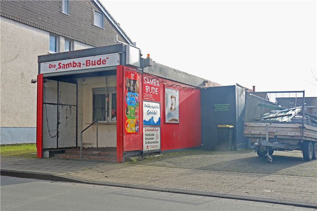 Samba-Bude in Werne wird abgerissen: Kiosk-Tradition an der Horster Straße endet Noch steht die Samba-Bude: Doch in wenigen Tagen, so ein Mitarbeiter, ist der Container komplett verschwunden.