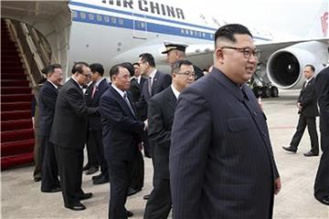 Nordkoreas Machthaber Kim Jong Un kommt in Singapur an. Foto: Terence Tan/Ministry of Communications and Information of Singapore/AP