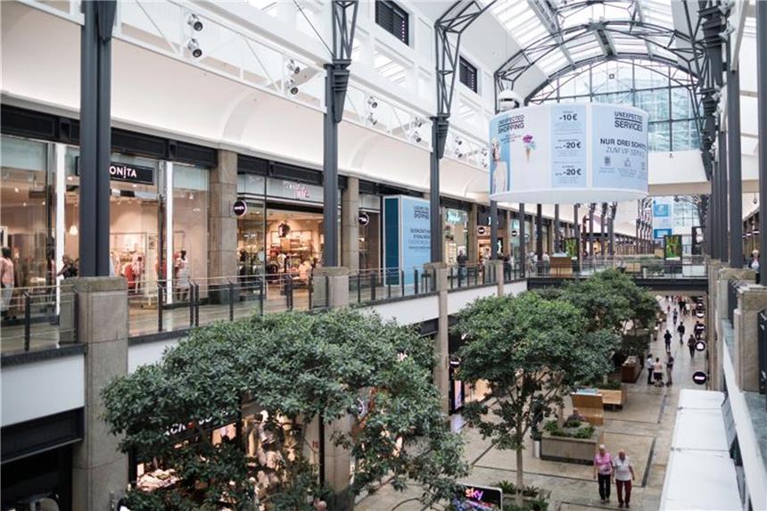 Nordrhein-Westfalen hat die meisten Shopping-Center. Foto: Marcel Kusch/Archiv