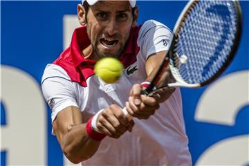 Novak Djokovic unterliegt in Barcelona überraschend Martin Klizan. Foto: Matthias Oesterle/ZUMA Wire