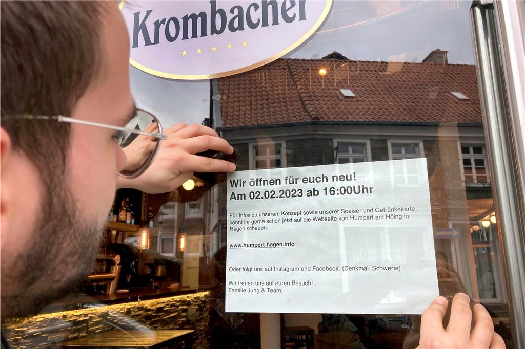 Nur noch einen Monat müssen die Gäste ausharren: Zum 2. Februar (Donnerstag) will Leon Jung das „Denkmal" als Restaurant wiedereröffnen.