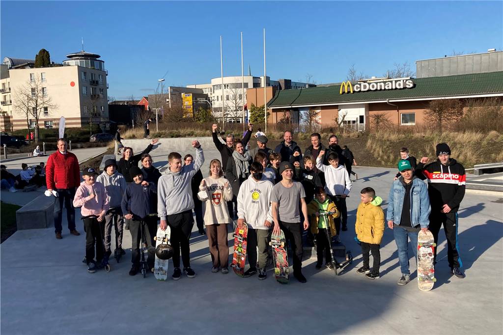 Ein Eldorado aus Beton lässt die Dorstener Skater-Herzen höherschlagen (mit Video) Skateanlage Treffpunkt Altstadt