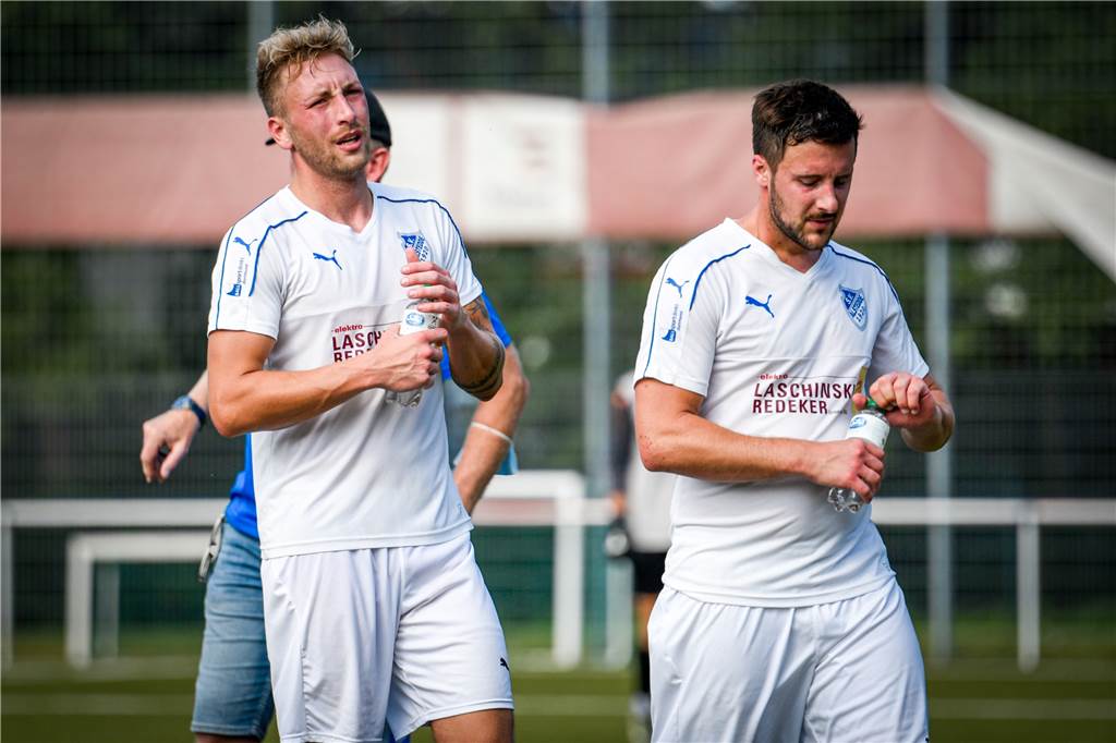 Das Duell der beiden Bosse droht am Sonntag im Lüner Derby auszufallen Ob Philipp Herder (l.) am Sonntag spielen wird, ist noch ungewiss.