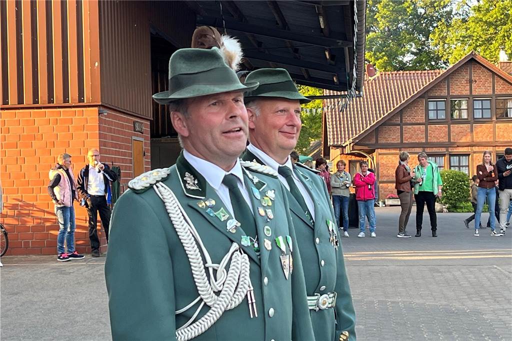 Oberst Ludger Drees und Adjutant Hans-Jürgen Balke