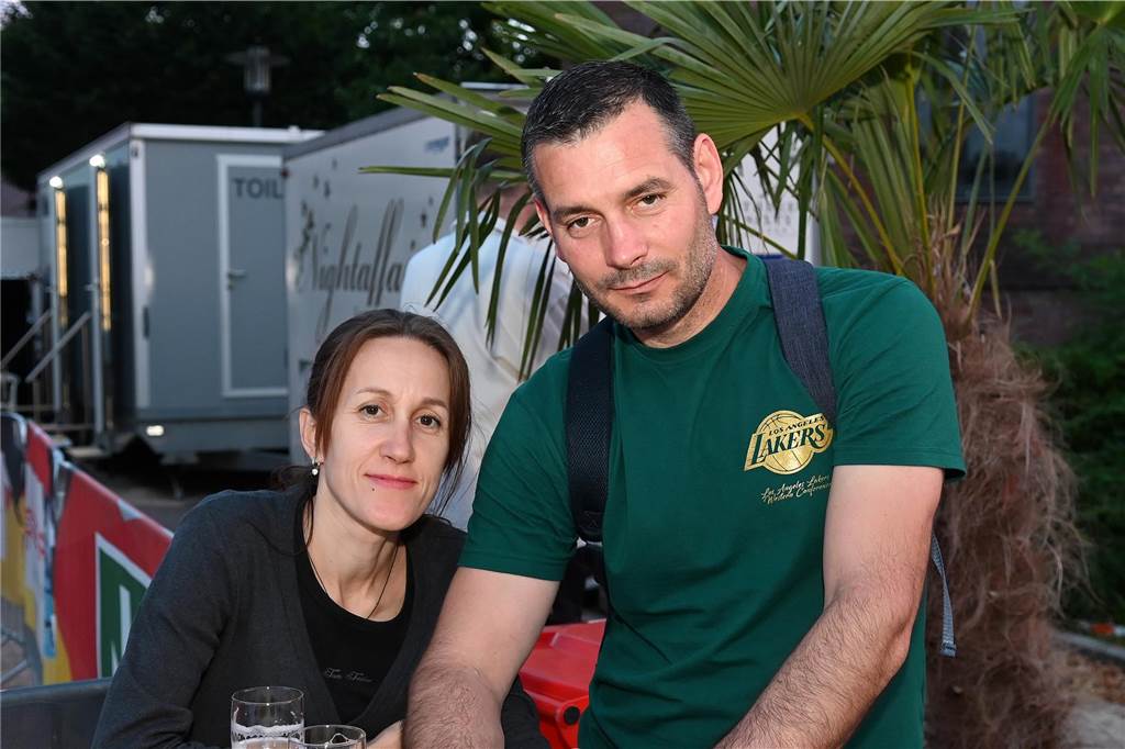 Obwohl Deutschland nicht im Finale stand, wollten in Dorsten zahlreiche Fußball-Fans das Spiel beim Public Viewing sehen.