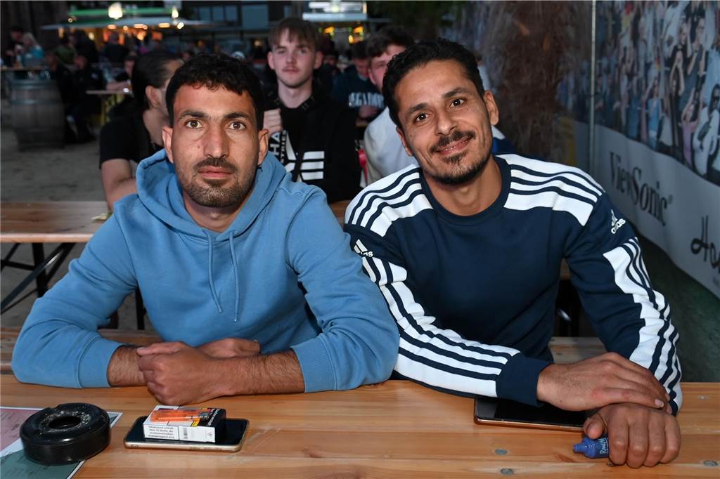 Obwohl Deutschland nicht im Finale stand, wollten in Dorsten zahlreiche Fußball-Fans das Spiel beim Public Viewing sehen.