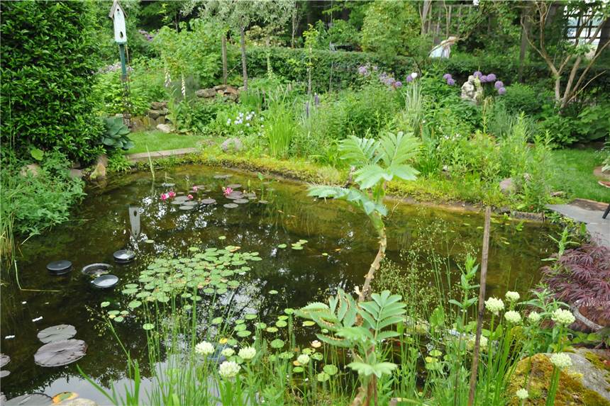 Offene Gärten – in Vreden-Ellewick waren in drei solcher Paradiese am Wochenende Besucher willkommen.