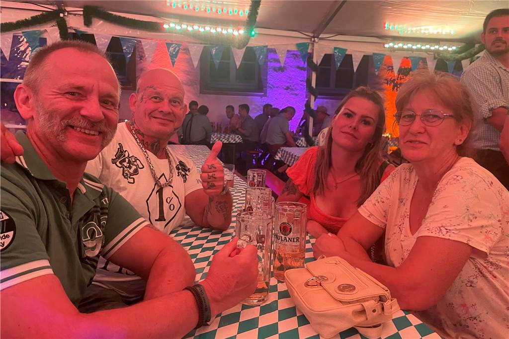 Voller Klostergarten beim Oktoberfest in Werne Oktoberfest in Werne