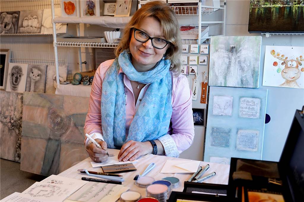 Neues Projekt von Halterner Künstlerin: Winterwanderung für Kreative Olga Pelster hat sich über die Grenzen der Stadt Haltern als Künstlerin einen Namen gemacht.