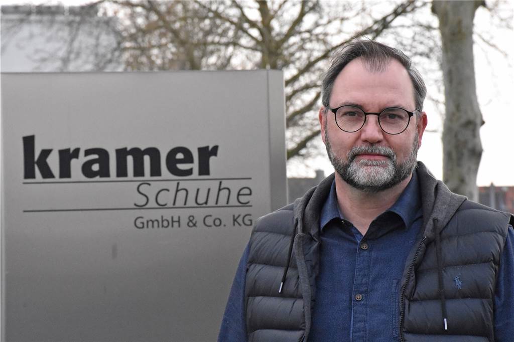 Kramer Schuhe und Corona: 100.000 Paare im Lager, aber Perspektive fehlt Oliver Kramer leitet das Ahauser Unternehmen mit seinem Bruder Kai in vierter Generation.