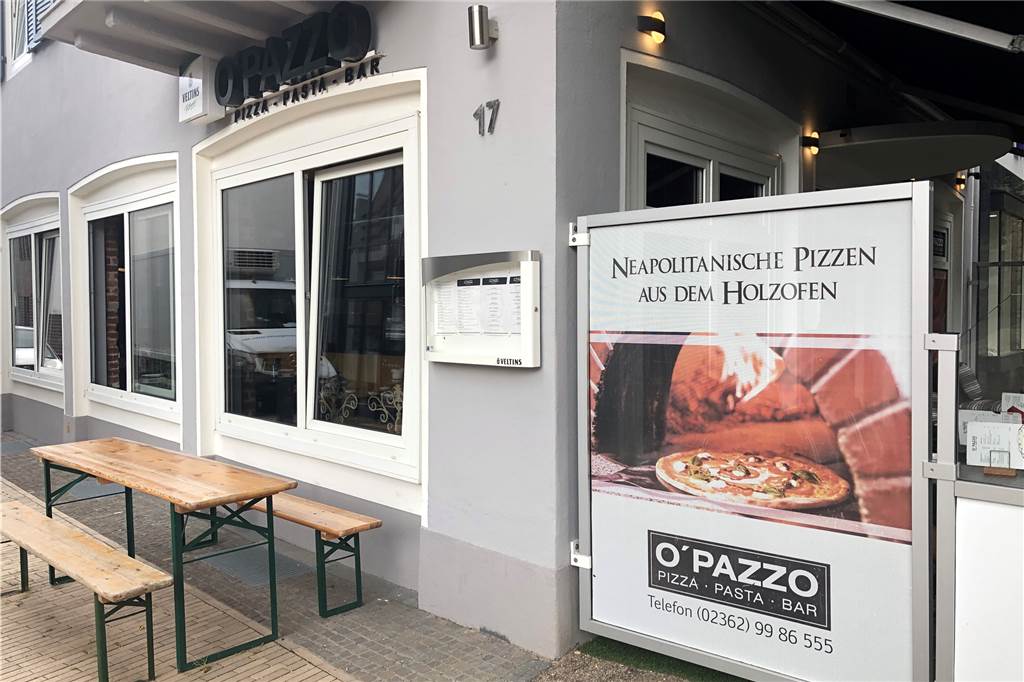 Der Gastro-Check (2): Wie gut is(s)t Dorsten in der Mittagspause? O'Pazzo liegt am Markt 17, also direkt am Marktplatz in der Innenstadt.