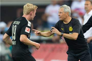 Option 1: Lucien Favre schickt anstelle des verletzten Thorgan Hazard Julian Brandt (l.) aufs Feld.