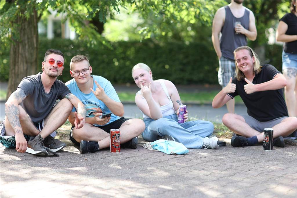 Ordentlich gerockt wurde auf der Alternative Stage am zweiten Tag des Brunnenfests. 
