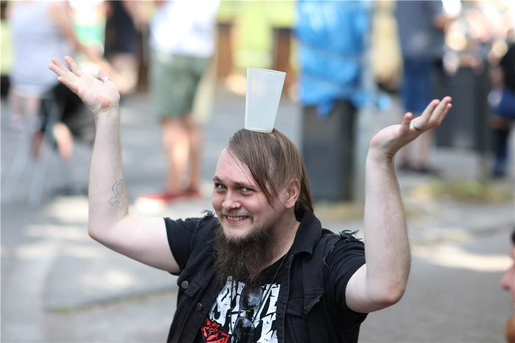 Ordentlich gerockt wurde auf der Alternative Stage am zweiten Tag des Brunnenfests. 