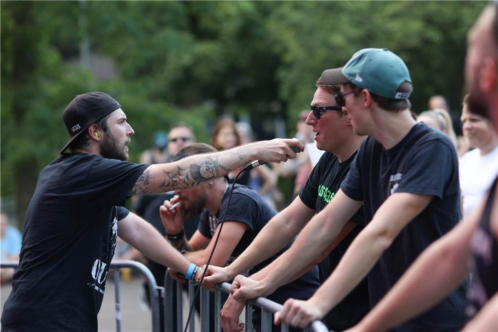 Ordentlich gerockt wurde auf der Alternative Stage am zweiten Tag des Brunnenfests. 