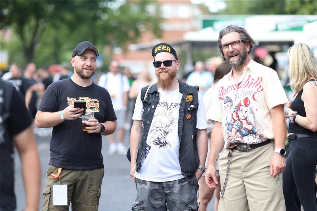 Ordentlich gerockt wurde auf der Alternative Stage am zweiten Tag des Brunnenfests. 