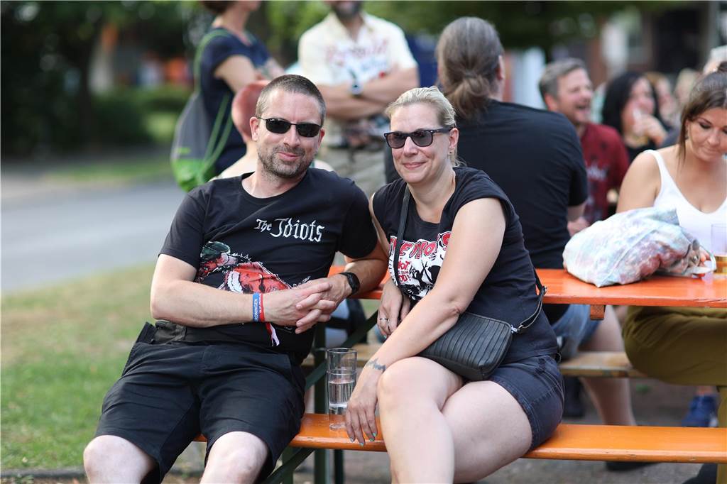 Ordentlich gerockt wurde auf der Alternative Stage am zweiten Tag des Brunnenfests. 