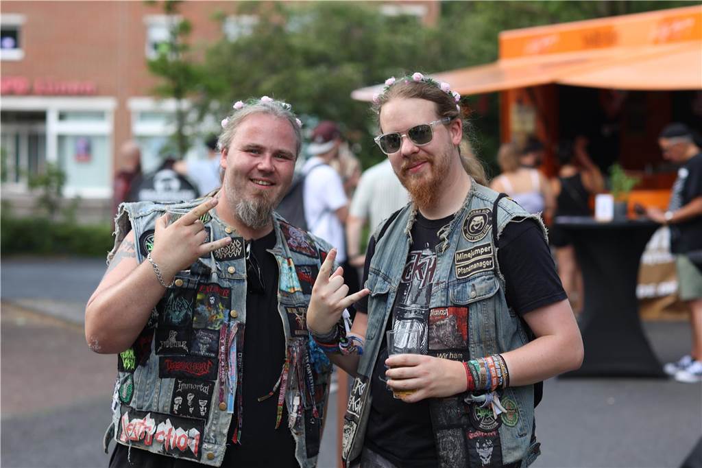 Ordentlich gerockt wurde auf der Alternative Stage am zweiten Tag des Brunnenfests. 