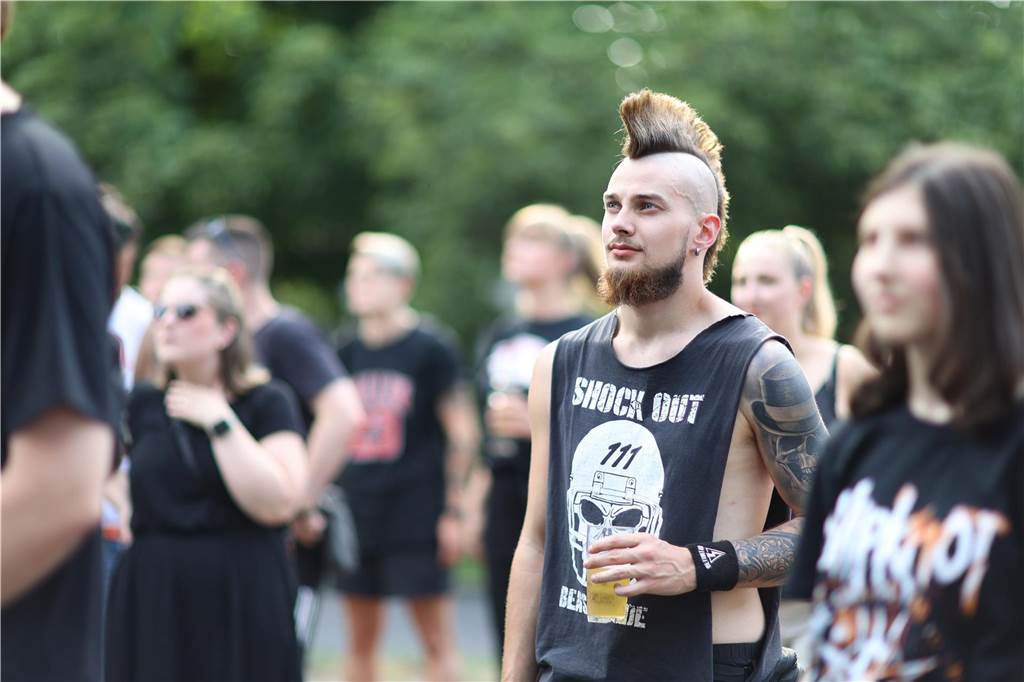Ordentlich gerockt wurde auf der Alternative Stage am zweiten Tag des Brunnenfests.