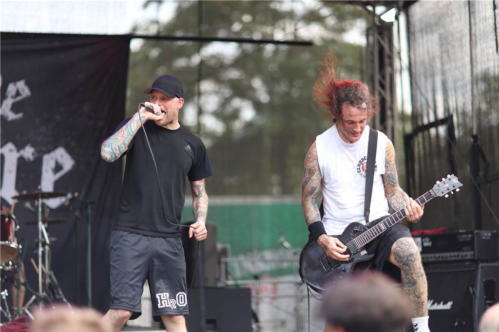 Ordentlich gerockt wurde auf der Alternative Stage am zweiten Tag des Brunnenfests. 