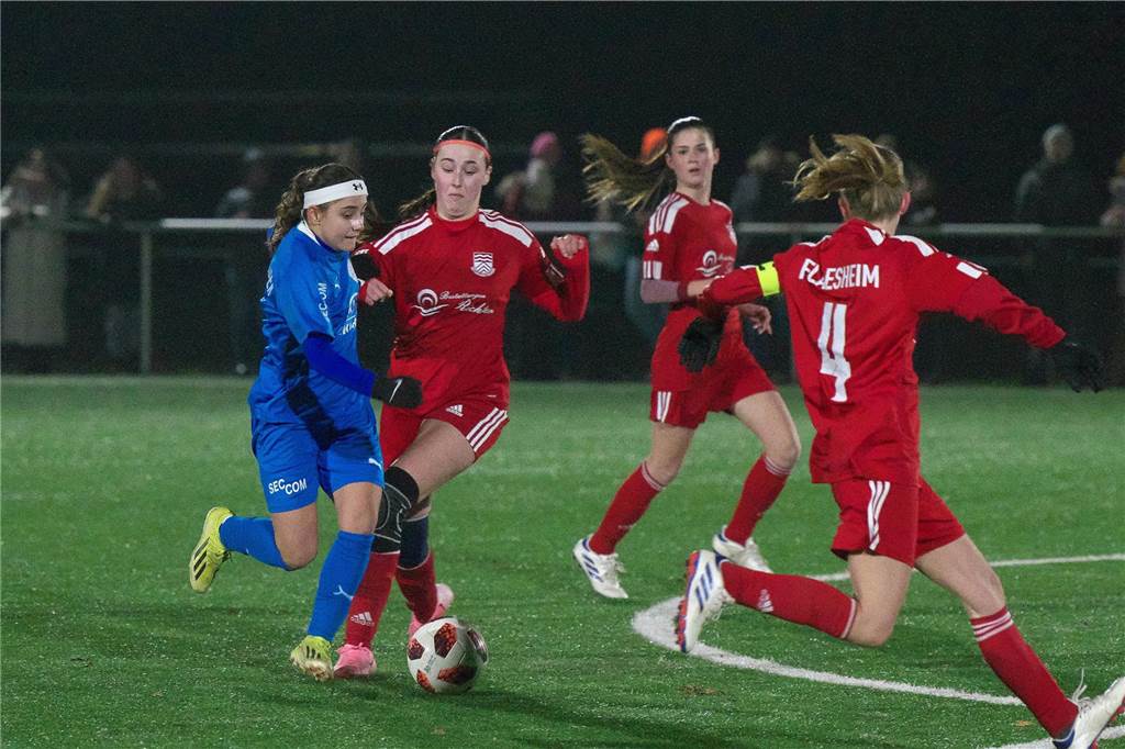 Die B-Juniorinnen Concordia Flaesheims boten dem favorisierten 1. FFC Recklinghausen über 80 Minuten die Stirn, mussten sich aber im Elfmeterschießen geschlagen geben.