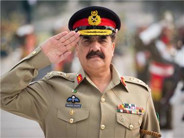 Pakistans Armeechef Raheel Sharif. Zur Planung von Friedensgesprächen ist Sharif nach Kabul gereist. Foto: Kay Nietfeld