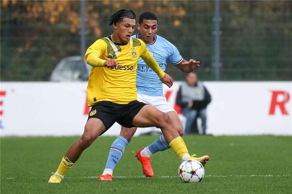 Paris Brunner gegen Manchester City.