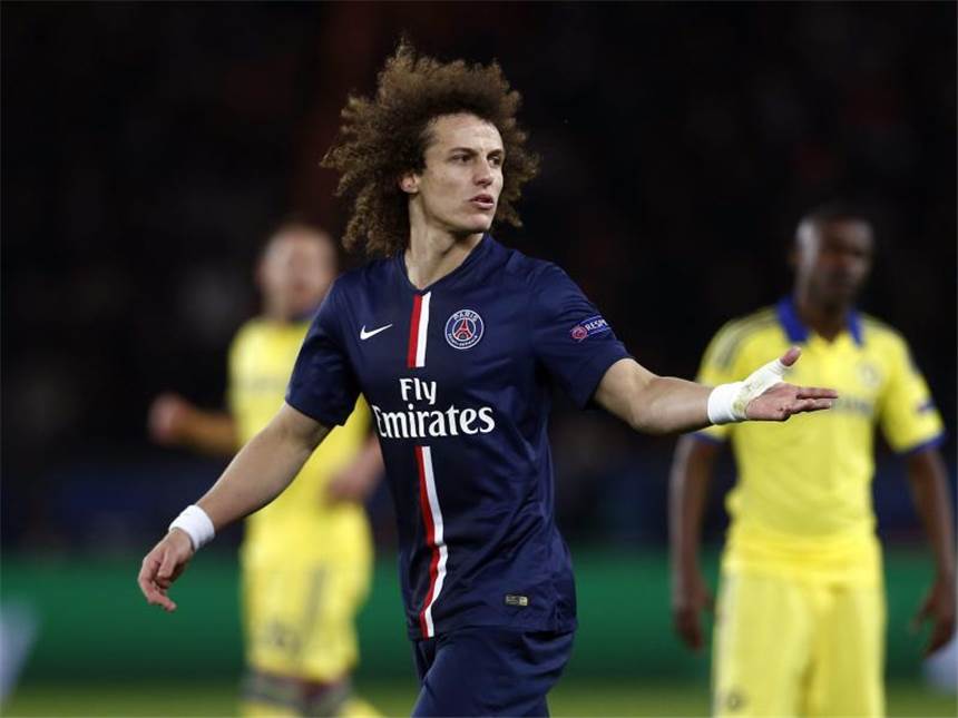 Chelsea nach 1:1 in Paris mit guter Ausgangslage Paris' David Luiz machte beim Gegentreffer keine gute Figur. Foto: Etienne Laurent