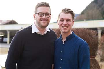 Pascal und Dyllian (r.) heiraten im September. 