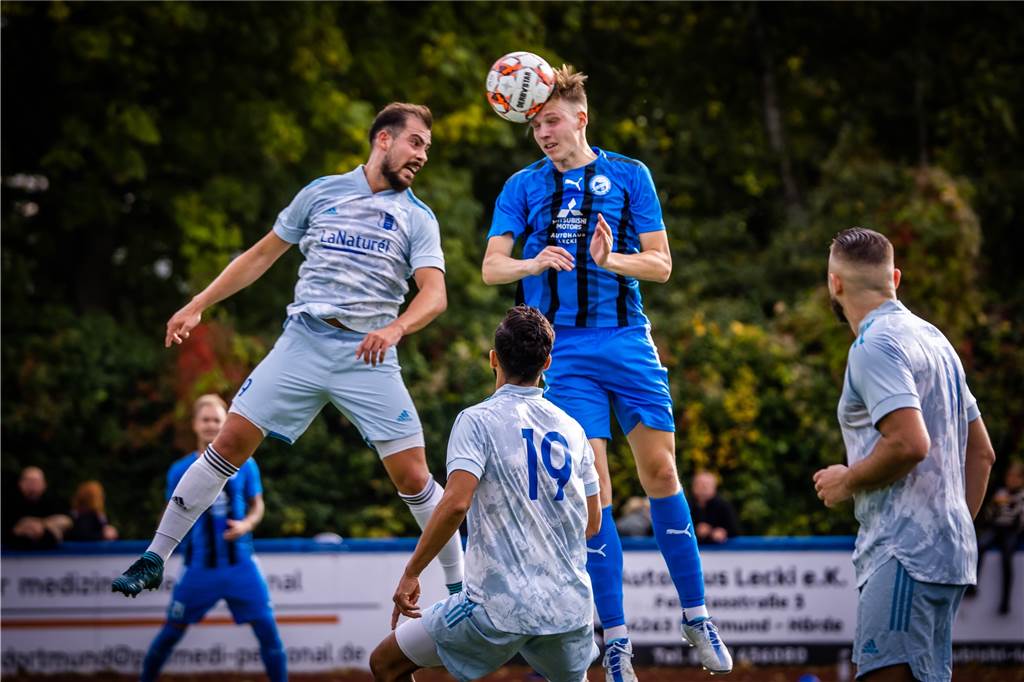 Brünninghausener Abwehrturm wird zum Torjäger: „Da fallen dir mal zwei Dinger auf den Kopf“ Pascal Wieczorek erzielte bereits drei Saisontore für den FC Brünninghausen.