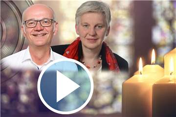 Pastor Ludger Keite und Pfarrerin Christel Schürrmann aus Dortmund. 