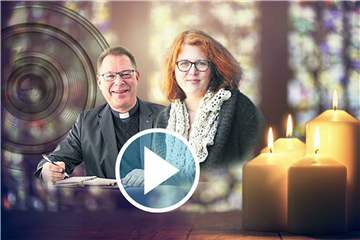 Pastor Michael Ortwald und Pfarrerin Kerstin Schiffner aus Dortmund.