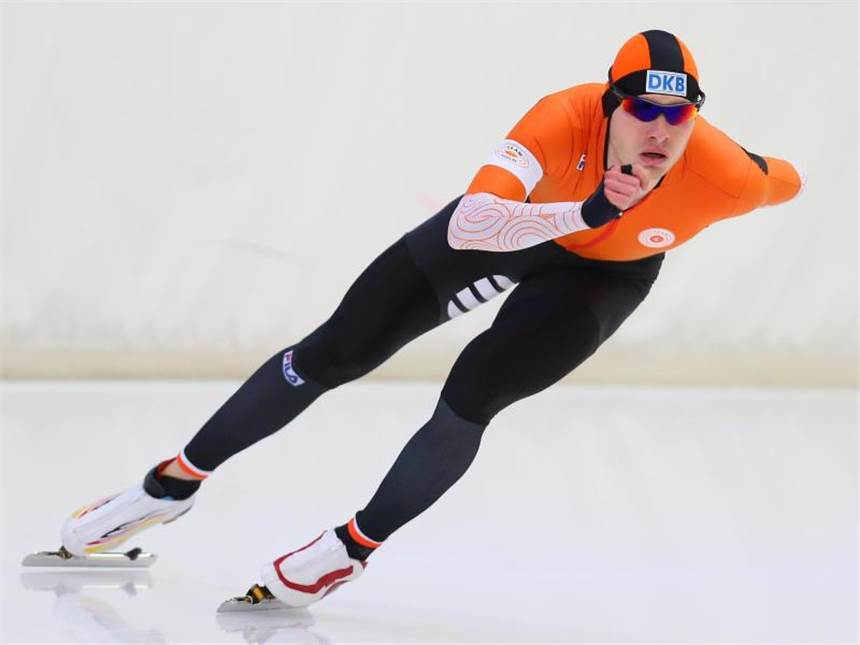 Eisschnellläufer wollen in Inzell endlich aufs Podest Patrick Beckert in Aktion. Foto: Karl-Josef Hildenbrand