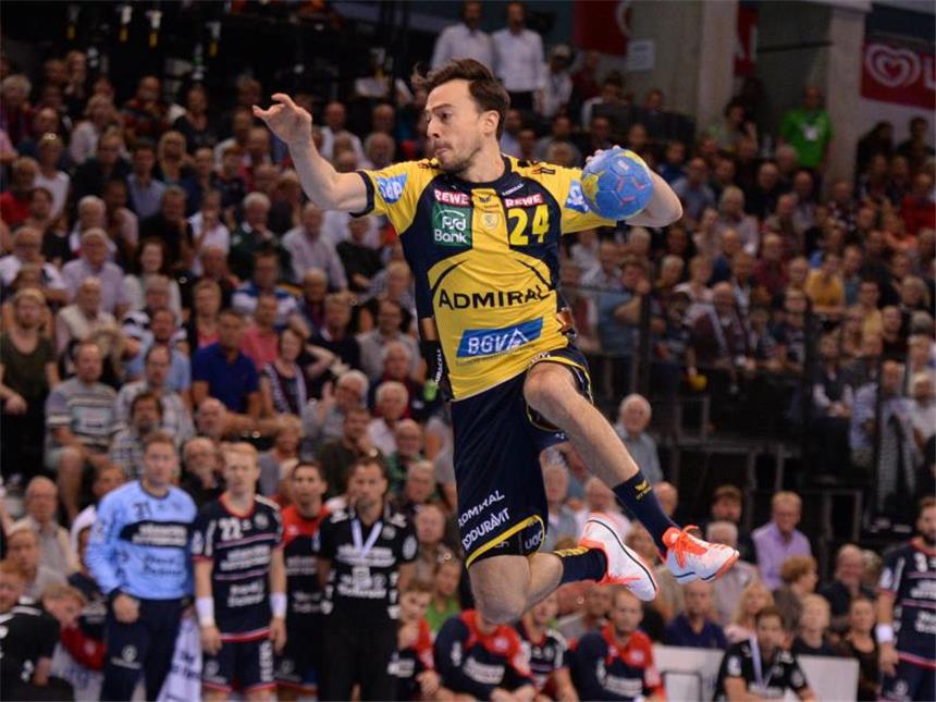 Löwen mit toller Aufholjagd - Kiel gegen Paris chancenlos Patrick Groetzki von den Rhein-Neckar Löwen hat zwei Sekunden vor Schluss den Ausgleich gegen Barcelona erzielt. Foto: Daniel Reinhardt