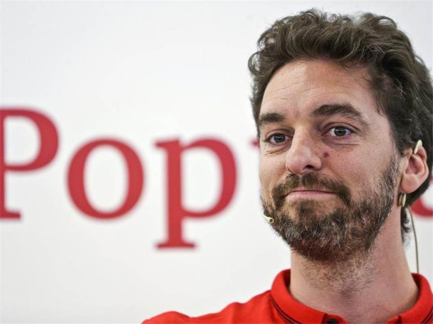 NBA-Star Gasol wechselt zu den Spurs Pau Gasol spielt künftig für die San Antonio Spurs. Foto: Emilio Naranjo