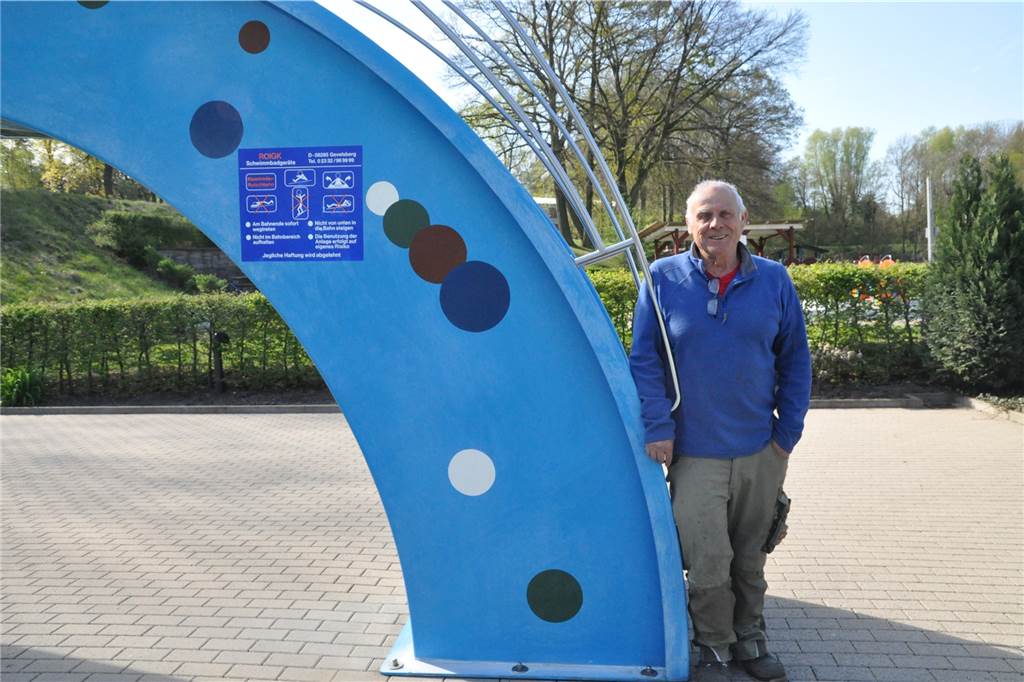 Am 11. Mai startet Brambauer in die Freibad-Saison Paul Jahnke ist mit seinem Team schon seit Januar auf dem Freibadgelände mit verschiedenen Arbeiten beschäftigt.