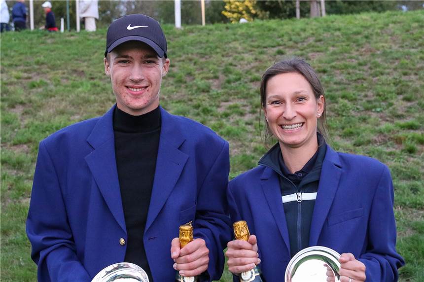 Spannende Endrunde bei den Clubmeisterschaften im Golfclub Castrop-Rauxel Paul Klostermann und Kim Böhm sind die neuen Clubmeister.