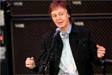 Paul McCartney hat ein neues Album im Visier. Foto: Richard Wainwright/AAP