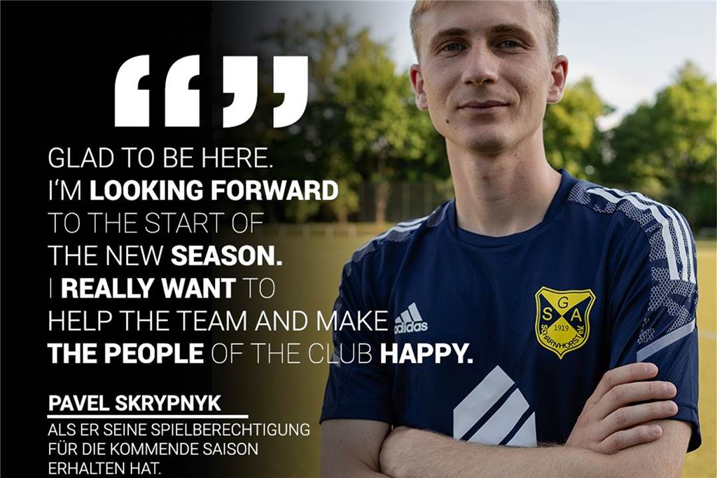 Alemannia Scharnhorst holt drei Neue - einer davon kommt aus der 2. ukrainischen Liga Pavel Skrypnyk ist neu bei Scharnhorst.