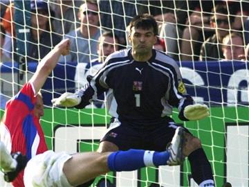 Pavel Srnicek hütete bei der EM 2000 das Tor der Tschechen. Foto: Peter Kneffel