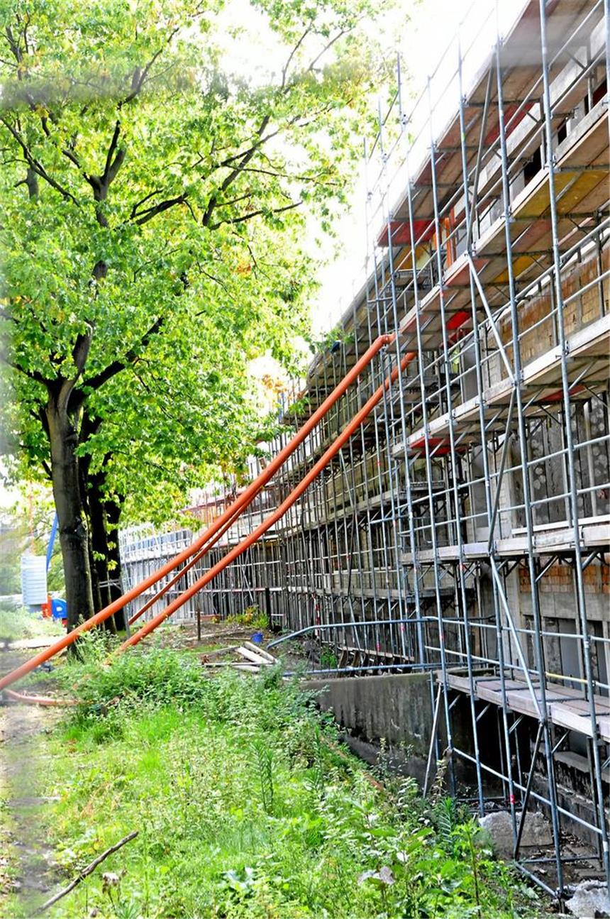 Arbeiten am Rohbau sind leicht im Zeitverzug <p>Der Rohbau steht, aber es gibt eine kleine Zeitverzögerung. <p></p> Archiv</p>