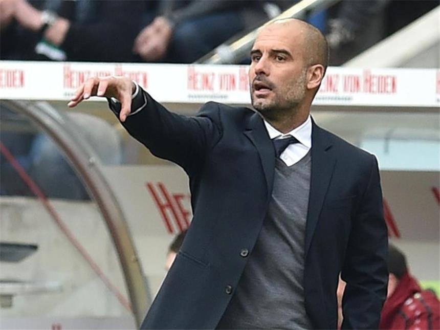 «Ballnächte» für Pessimist Guardiola Pep Guardiola ist an der Außenlinie selten ruhig. Foto: Carmen Jaspersen