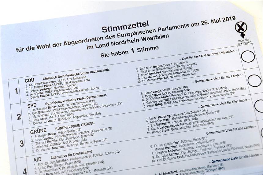 Wählen am Küchentisch ist bei der Europawahl ganz einfach Per Briefwahl kann schon jetzt die Stimme für die Europawahl abgegeben werden.