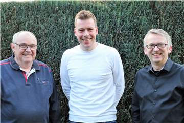 Peter Booken, Martin Hagemann und Stefan Alfermann (v.l.) freuen sich, dass das Kaiserschießen in diesem Jahr wieder möglich ist.